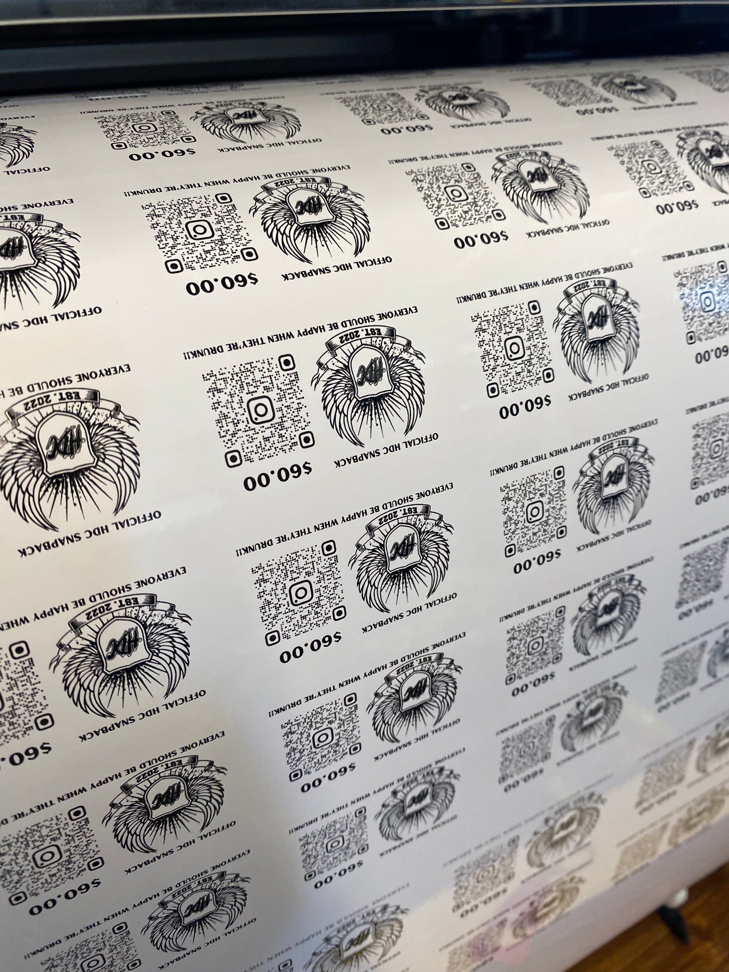 Stickers 3"x3" 100pcs Roll