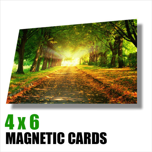 MAGNET CARDS 4" X 6"