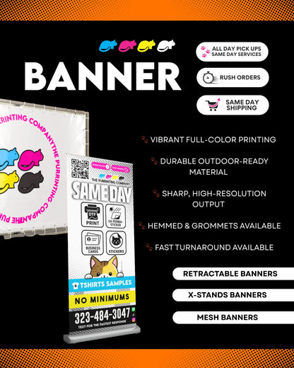 13 oz VINYL BANNER